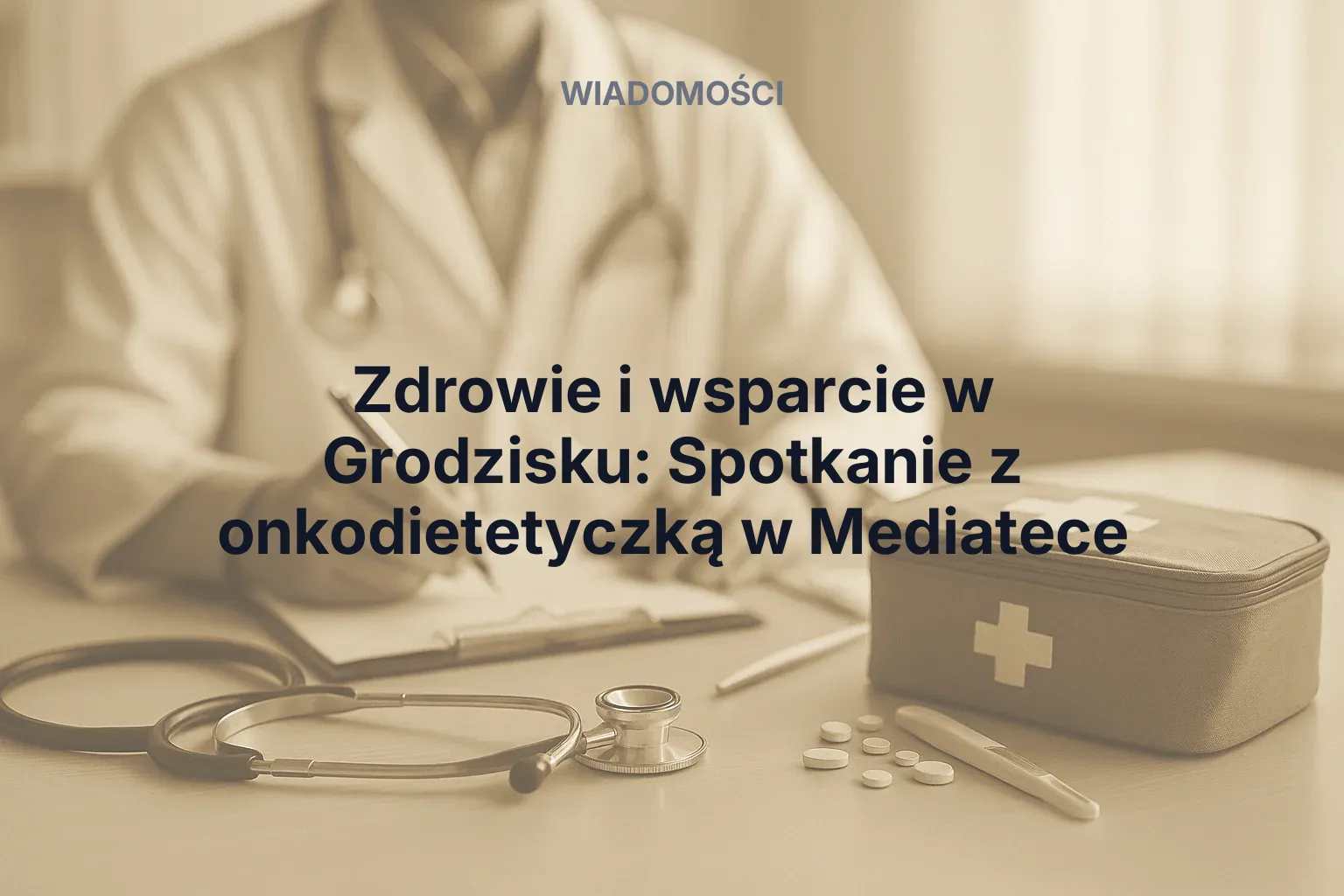 Miniatura: Zdrowie i wsparcie w Grodzisku: Spotkanie z onkodietetyczką w Mediatece